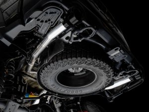 Ram 1500 TRX Performance Exhaust - AWE Tuning - Cat Back, Dual 3” T304L, Resonated H-pipe, 180 Technology® - Diamond Black - 2021